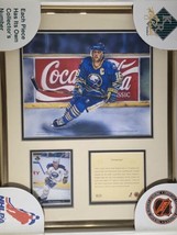 1994 Pat LaFontaine Buffalo Sabres Framed &amp; Matted NHL Lithograph Art Print - £19.91 GBP