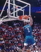 Larry Johnson 8X10 Photo Charlotte Hornets Basketball Picture Nba Dunk - £3.90 GBP