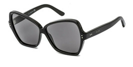 Brand New Celine Paris CL40064I 01A Shiny BLACK/GRAY Authentic Sunglasses 64-12 - £125.95 GBP