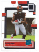 2022 Clearly Donruss #82 David Bell Cleveland Browns Rated Rookie - £2.39 GBP