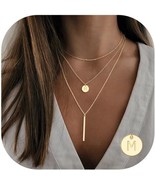 Gold Initial Layered Necklaces for Women - £27.73 GBP