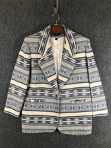 Braetan Jacket Womens L Ukraine Long Sleeve Multi Color Aztec Design Nyl... - £16.64 GBP