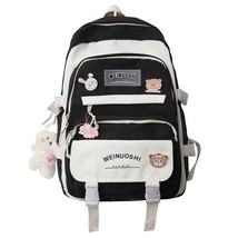 Fashion Women Backpack Multilayer Large Capacity School Bag For Girls Cute Penda - £27.03 GBP