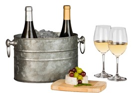 Chic Chill Handcrafted Rustique Artisan Champagne and Wine Chiller (Two ... - $59.95