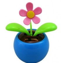 solar flower dancing flip flap car motion ornament window moving leaf po... - $9.33