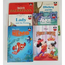 Vtg Lot Of 6 Walt Disney Wonderful World of Reading Hardcover Books 1974-2003 - £11.62 GBP