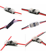 2 pack Solderless Quick Splice Wire Crimp Terminal LED Electric Cable Co... - $13.47 CAD