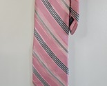 Cravatta collo Susan G Komen Cancer Awareness motivo a righe rosa/grigio... - $9.43