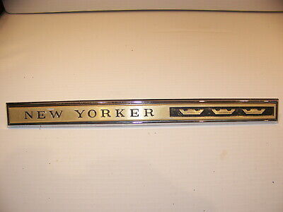 1965 CHRYSLER NEW YORKER EMBLEM OEM #2528446 - $89.98