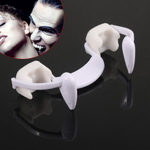 Halloween Scary Party Cosplay Vampire Fangs Retractable Teeth Dress Costume - £12.09 GBP