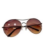 Ann Taylor Loft Womens Gold Frame Modern Aviator Style Flex Hinge Sungla... - £10.15 GBP