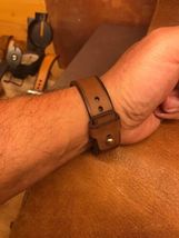 Artist Handcrafted Luxury Leather Watchband 20-22mmWide.Universal Fit.AppleWatch image 11
