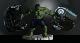 Hulk From The Incredible Hulk Action Figures File STL 3D Print Model 2 version - £0.88 GBP