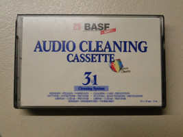 Vintage Rare  BASF 3 in 1 Audio Cleaning Cassette - $12.56