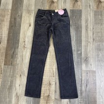 Arizona Girls Jeans Size 10 Regular Skinny Gray Jeans Adjustable Waist - $12.22