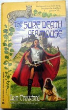 Vntg 1994 Dan Crawford Pbo The Sure Death Of A Mouse (Cat &amp; Mouse #2) Ya Fantasy - £4.65 GBP