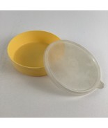 Tupperware Little Wonders Bowl 1551-4A Yellow Food Storage Container Vin... - $31.07 CAD