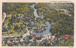 Silver Springs Florida FL Air View Postcard B10 - £2.35 GBP