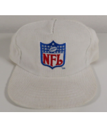 VTG NFL Corduroy White Starline 80s Snapback Hat Cap Logo - £23.32 GBP