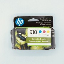 Genuine HP 910 Color Ink Cartridge C/M/Y -HP 8010 8020 Printer 3PK Exp 0... - $34.64