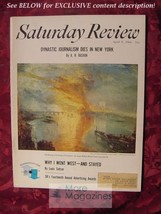 Saturday Review April 9 1966 Marshall Fishwick Louis Seltzer A H Raskin - £6.79 GBP