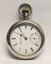 Elgin National Watch Co 18 size11j stem wind/lever set, 1890, pocket watch Ticks - £195.54 GBP