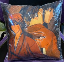 Rurouni Kenshin Samurai X Himura Small Pillow NEW 14”x14” - £14.19 GBP