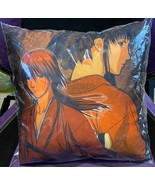Rurouni Kenshin Samurai X Himura Small Pillow NEW 14”x14” - £14.21 GBP