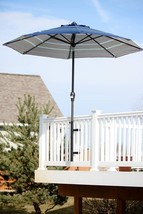 Patio Umbrella Holder Outdoor Umbrella Base and Mount - Black - £70.54 GBP