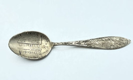 Paul Revere House Boston Massachusetts Sterling Silver Souvenir Spoon 3.5” - £15.48 GBP