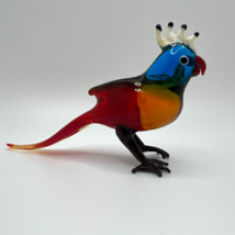 New Collection! Murano Glass Handcrafted Unique Custom Designed Parrot F... - £51.48 GBP