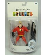 DISNEY PIXAR THE INCREDIBLES MR. INCREDIBLE ACTION FIGURE W/ OMNIDROID 1... - $24.99