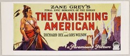 1925 Print Ad Silent Movie &quot;The Vanishing American&quot; Zane Grey Actor Richard Dix - $19.23