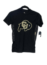 Colosseum Youth Colorado Buffaloes Crew Neck with Camouflage Sides T-Shirt, Blac - £11.89 GBP