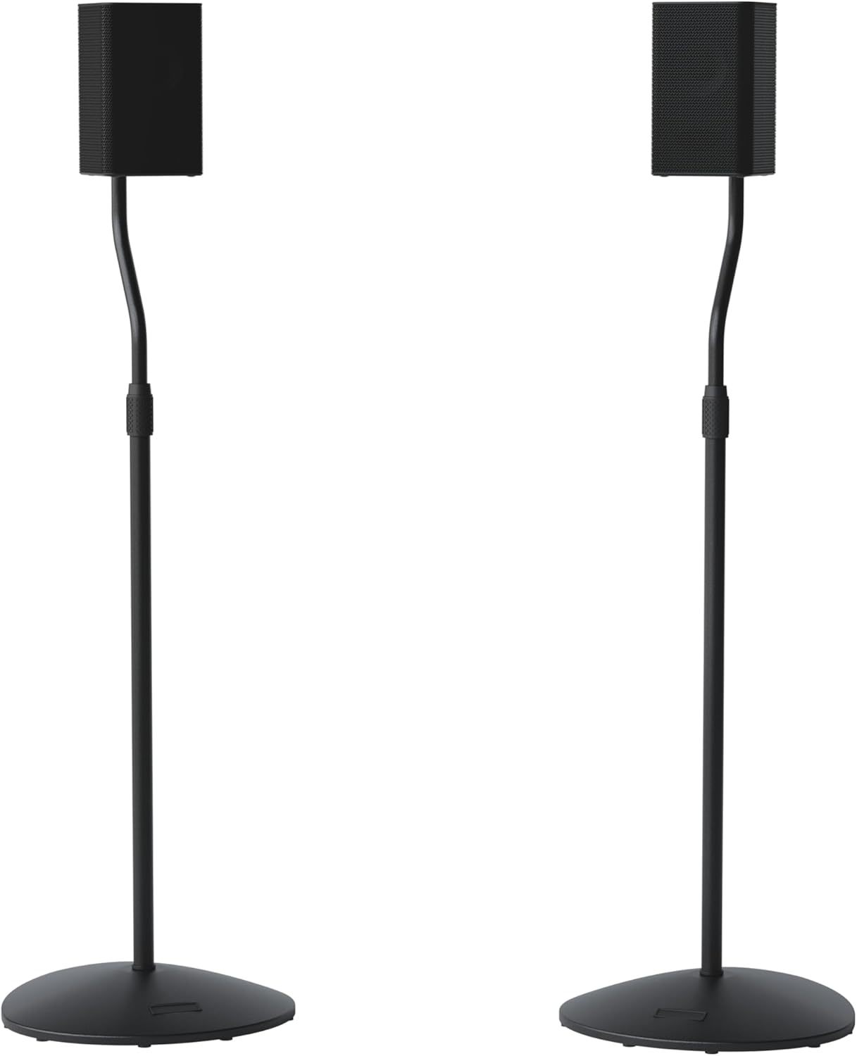 Sanus Speaker Stands Pair - Adjustable Height Speaker Stands For Satellite &amp;  			