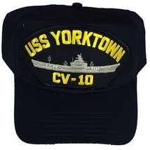 Uss Yorktown CV-10 Hat - Navy Blue - Veteran Owned Business - £17.97 GBP