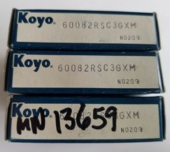 One(1) Koyo 60082RSC3GXM Ball Bearing ~ New - £33.77 GBP