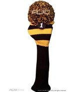 NEW 1 Black GOLD POM POM headcover golf club head cover fits Taylormade ... - $14.65