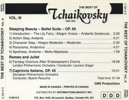 The Best Of Tchaikovsky Vol. 3 - $8.77