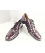 Cole Haan city Oxford Men 11 B Caldwell Shoes Burgundy Red Cap Toe Dress... - €23,83 EUR
