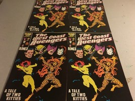 Lot of 4 1987 Marvel The West Coast Avengers #16 Comic Book - £10.22 GBP