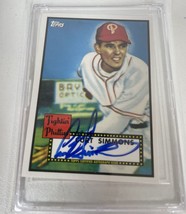Curt Simmons Signed Autographed 2011 Topps Archives Baseball Card - Phil... - £11.77 GBP