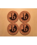 Set of 4  Laser Engraved Cork Coasters International Baccalaureate IB - $27.25 CAD