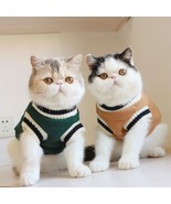 Fleece Knit Sleeveless Sweater for Cat - $439.55 MXN