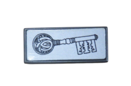 1981 Dark Tower MB Board Game Silver Key Original VTG Replacement - 1 PI... - $3.26