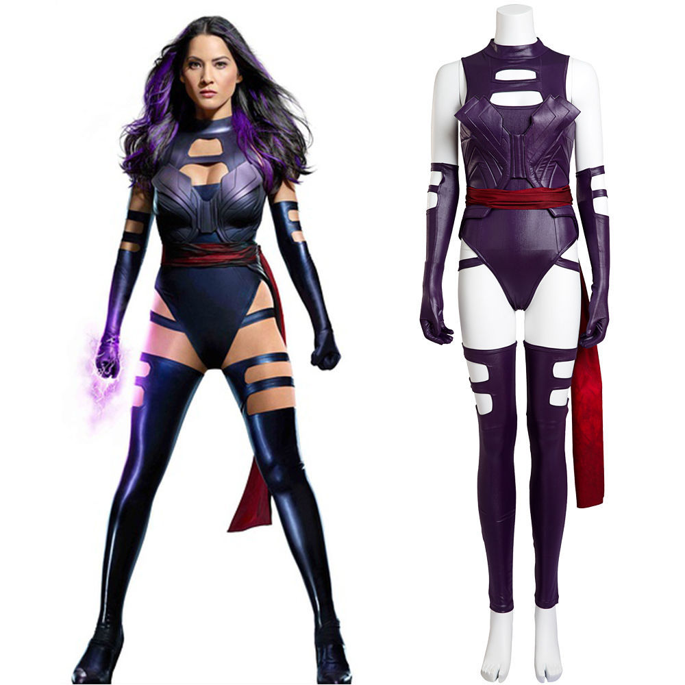 X-men Psylocke Cosplay Costume Women Hallowmas Jumpsuit Custom Made - £119.75 GBP