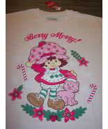 STRAWBERRY SHORTCAKE BERRY MERRY CHRISTMAS T-Shirt MENS 2XL XXL NEW  w/ TAG - $19.80