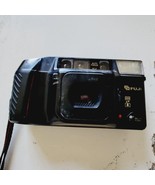 Fuji DL-400 Tele Point and Shoot Film Camera 35 mm 70 mm Black Parts Only - $21.69