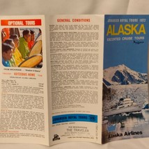 Vintage 1972 Johansen Royal Tours Alaska Cruise Brochure - $6.98