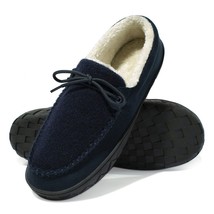 Loafers Men Shoes Comfortable Winter Keep Warm Ankle Shoes Men Slip on Lightweig - £27.35 GBP